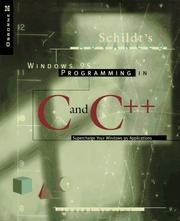 Cover of: Schildt's advanced Windows 95 programming in C and C++