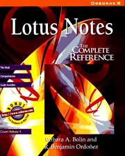 Cover of: Lotus Notes: the complete reference
