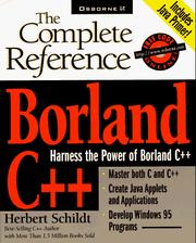 Cover of: Borland C++: the complete reference
