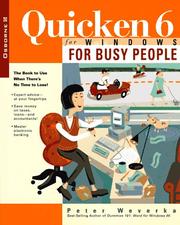 Quicken 6 for Windows for busy people by Peter Weverka