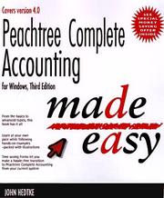 Cover of: Peachtree complete accounting for Windows made easy