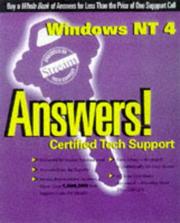 Cover of: Windows Nt 4 Answers!: Certified Tech Support (Osborne's Answers!: Certified Tech Support)