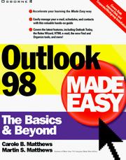 Cover of: Outlook 98 made easy