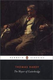 Cover of: The mayor of Casterbridge by Thomas Hardy