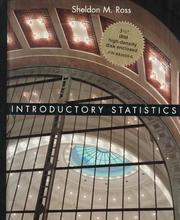 Cover of: Introductory Statistics IBM by Sheldon M. Ross