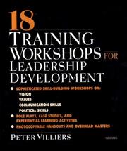 Cover of: 18 training workshops for developing leadership