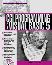 Cover of: CGI programming with Visual Basic 5