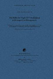 Cover of: ICRP Publication 18: The RBE for High-LET Radiations with Respect to Mutagenesis