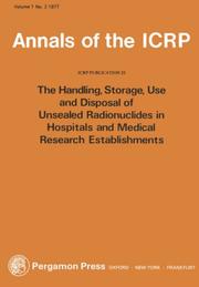 Cover of: Handling Disposal Radioactive (International Commission on Radiological Protection S.)