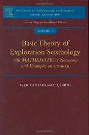 Cover of: Basic Theory in Reflection Seismology (Handbook of Geophysical Exploration: Seismic Exploration) by J.K. Costain, C. Coruh