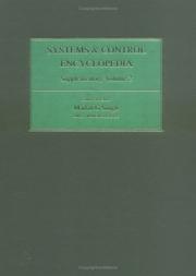 Cover of: Systems & Control Encyclopedia Supplementary Volume 2 (Advances in Systems Control and Information Engineering) by M.G. Singh