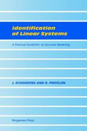 Cover of: Identification of linear systems by J. Schoukens