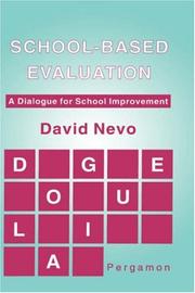 Cover of: School-based evaluation: a dialogue for school improvement