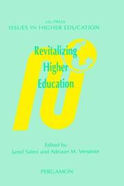 Cover of: Revitalizing higher education by edited by Jamil Salmi and Adriaan M. Verspoor.