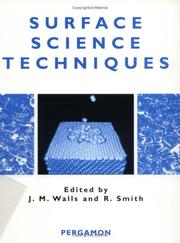 Cover of: Surface science techniques