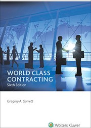 World-class contracting by Gregory A. Garrett