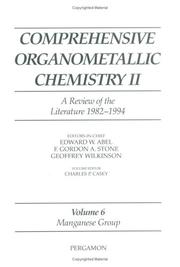 Cover of: Comprehensive Organometallic Chemistry II : Manganese Group (Comprehensive Organometallic Chemistry II)