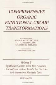 Cover of: Synthesis: Carbon with Two Attached Heteroatoms with at Least One Carbon-to-Heteroatom Multiple Link, Volume Volume 5 (Comprehensive Organic Functional Group Transformations)