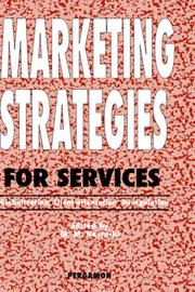 Cover of: Marketing strategies for services: globalization, client-orientation, deregulation