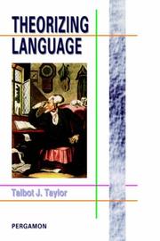 Cover of: Theorizing language: analysis, normativity, rhetoric, history
