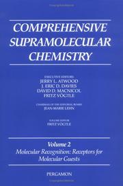 Cover of: Comprehensive Supramolecular Chemistry : Molecular Recognition: Receptors for Molecular Guests