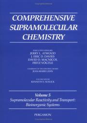 Cover of: Comprehensive Supramolecular Chemistry : Supramolecular Reactivity and Transport: Bioinorganic Systems (Comprehensive Supramolecular Chemistry)