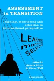 Cover of: Assessment in transition by edited by Angela Little and Alison Wolf.