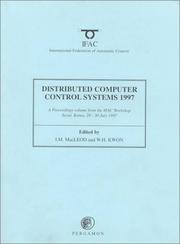 Cover of: Distributed Computer Control Systems 1997 (IFAC Proceedings Volumes) by W. H. Kwon