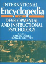 Cover of: International encyclopedia of developmental and instructional psychology