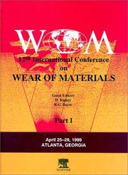 Cover of: Wear of Materials | 