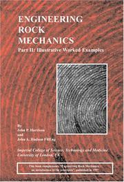 Cover of: Engineering rock mechanics by John P. Harrison