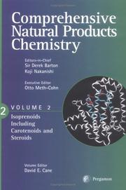 Cover of: Comprehensive Natural Products Chemistry by Barton, Derek Sir, Otto Meth-Cohn, David E. Cane, B. M. Pinto, S. Nishimura, David E. Cane