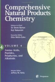 Cover of: Comprehensive Natural Products Chemistry  by 