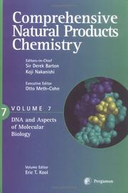 Cover of: Comprehensive Natural Products Chemistry  by Barton, Derek Sir, Otto Meth-Cohn, David E. Cane, B. M. Pinto, S. Nishimura