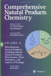 Cover of: Comprehensive Natural Products Chemistry  by Barton, Derek Sir, Otto Meth-Cohn, David E. Cane, B. M. Pinto, S. Nishimura