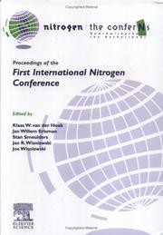 Cover of: Nitrogen, the Confer-N-s: First International Nitrogen Conference, 1998 : 23-27 March 1998, Noordwijkerhout, The Netherlands