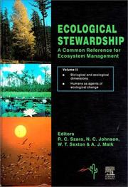 Cover of: Ecological Stewardship: A Common Reference for Ecosystem Management  by Nels Johnson