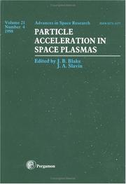 Cover of: Particle Acceleration in Space Plasmas (Advances in Space Research , Vol 21 No 4)