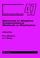 Cover of: Advances in Adaptive Computational Methods in Mechanics (Studies in Applied Mechanics)