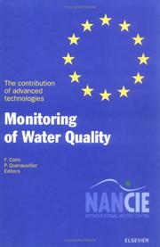 Cover of: Monitoring of water quality: the contribution of advanced technologies