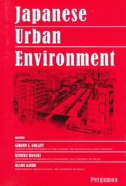 Cover of: Japanese urban environment
