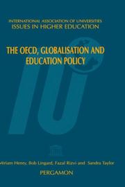 Cover of: The OECD, Globalisation and Education Policy (Issues in Higher Education) | 