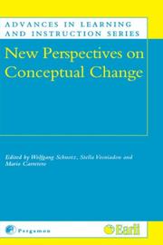 Cover of: New Perspectives on Conceptual Change (Advances in Learning and Instruction) by 