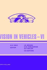 Cover of: Vision in Vehicles VI (Vision in Vehicles)