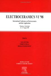 Cover of: Electroceramics VI '98