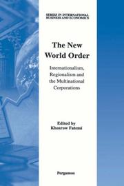 Cover of: The New World Order (Series in International Business and Economics)