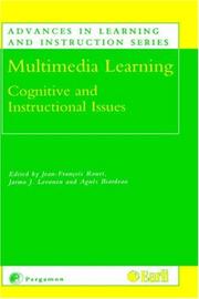 Cover of: Multimedia learning: cognitive and instructional issues