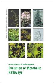 Cover of: Evolution of Metabolic Pathways (Recent Advances in Phytochemistry) by 