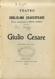 Cover of: Giulio Cesare by 