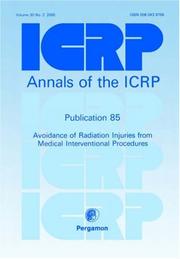 Cover of: ICRP Publication 85 by ICRP